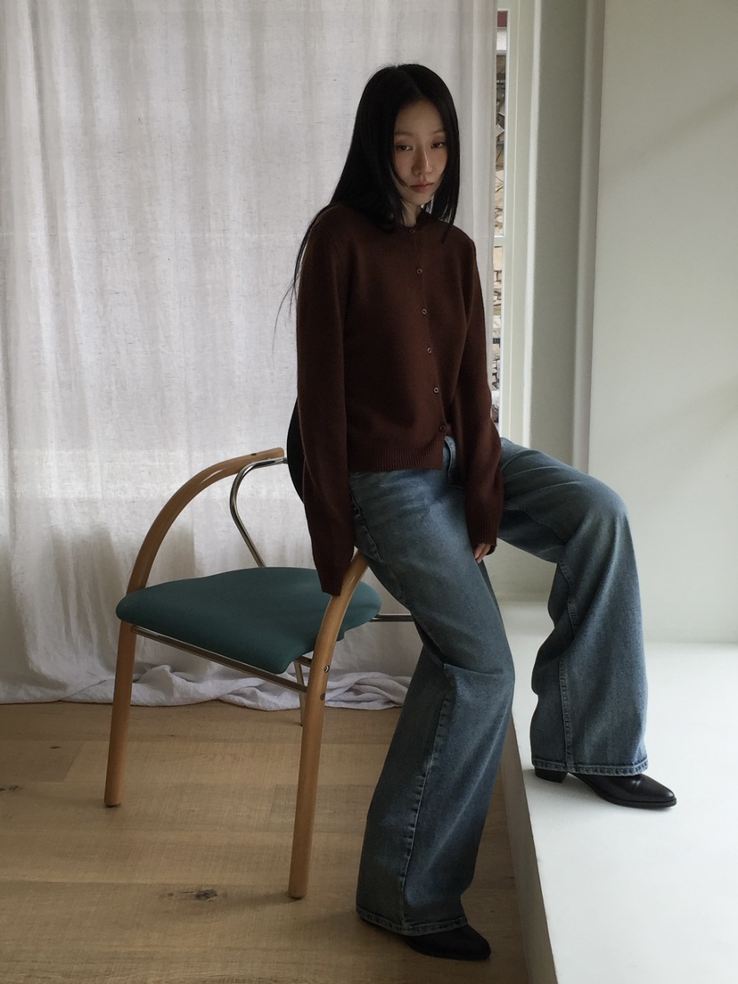 LOVE MOMENT東大門㊣實拍女裝新款推薦25秋冬職業針織衫開衫LOVE MOMENT針織衫