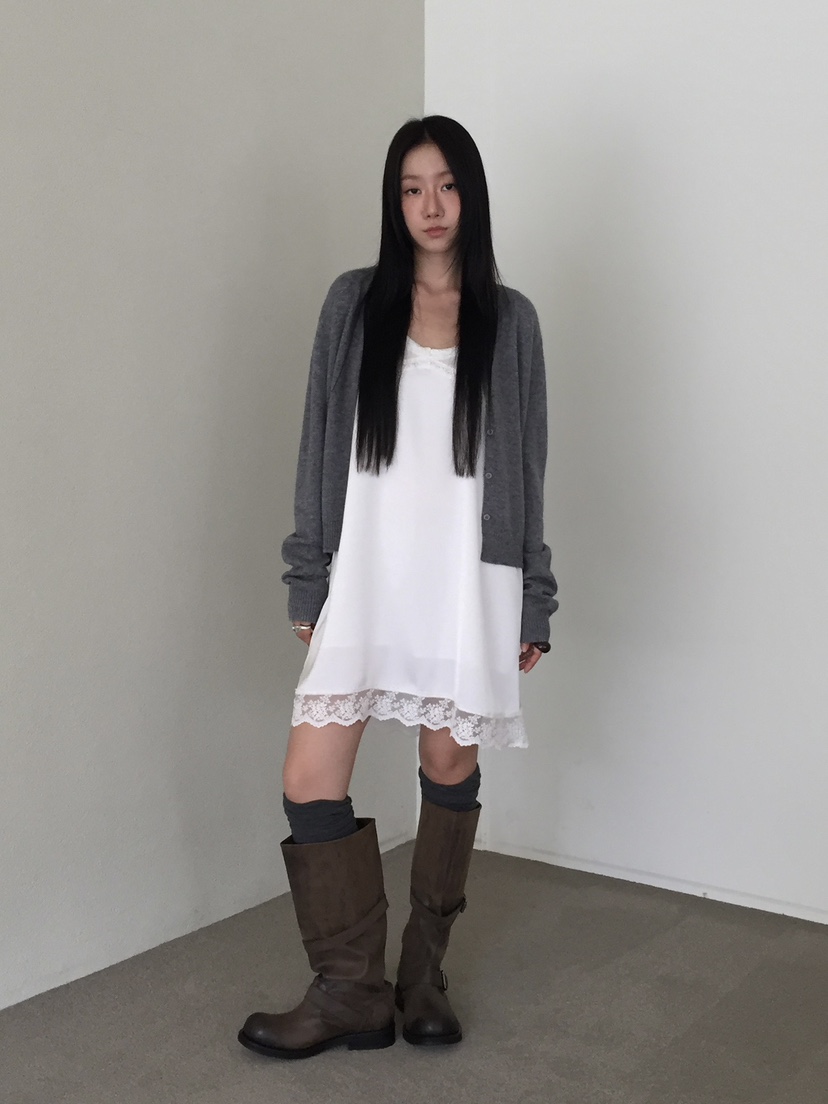LOVE MOMENT東大門㊣實拍女裝新款推薦25秋冬職業針織衫開衫LOVE MOMENT針織衫