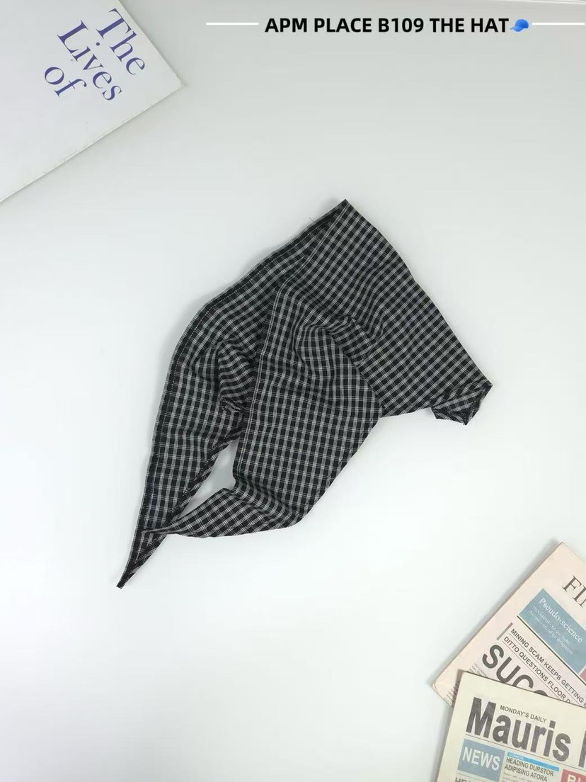 THE HAT-P韓國代購㊣女士新款人氣職業25秋冬圍巾披肩格紋THE HAT圍巾/披肩圖色3
