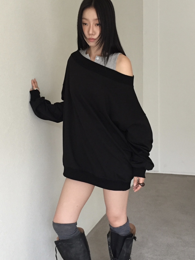LOVE MOMENT韓國直郵㊣女士新品推薦真品人氣25秋冬長袖T恤LOVE MOMENT長袖T恤
