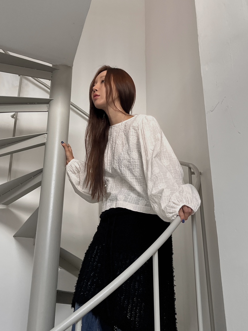 MADE-P韓國直郵㊣女裝新款職業真品休閑25秋冬人氣襯衫蕾絲衫MADE-P襯衫/蕾絲衫