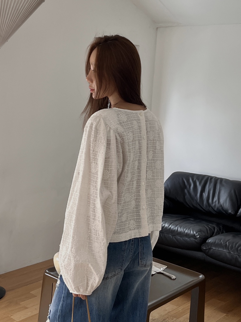 MADE-P韓國直郵㊣女裝新款職業真品休閑25秋冬人氣襯衫蕾絲衫MADE-P襯衫/蕾絲衫