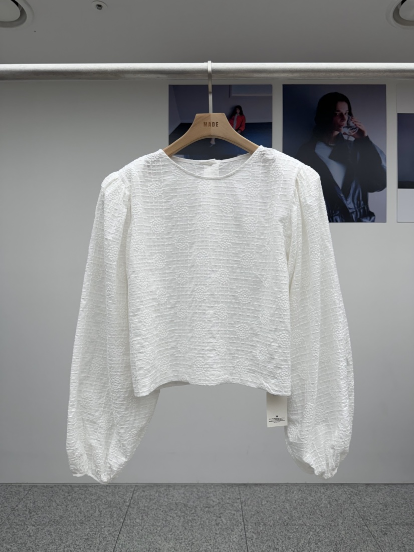 MADE-P韓國直郵㊣女裝新款職業真品休閑25秋冬人氣襯衫蕾絲衫MADE-P襯衫/蕾絲衫