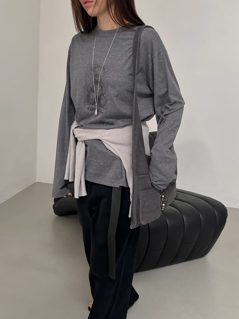MADE-P東大門㊣直郵女士新品熱賣休閑25秋冬真品時尚長袖T恤MADE-P長袖T恤