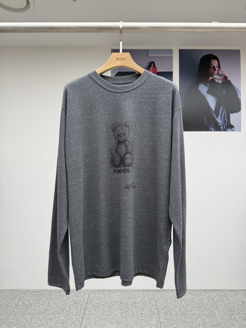 MADE-P東大門㊣直郵女士新品熱賣休閑25秋冬真品時尚長袖T恤MADE-P長袖T恤圖色2