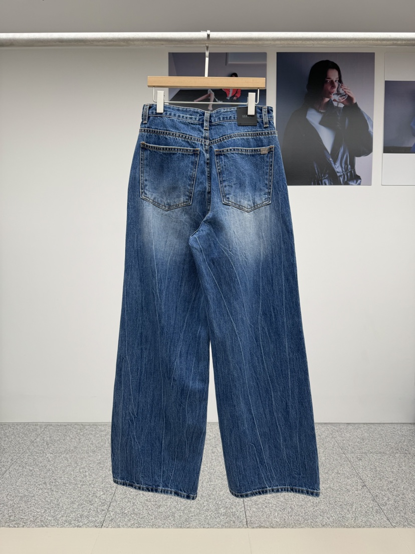 MADE-P韓國直郵㊣女士新品推薦休閑真品25秋冬職業人氣牛仔褲MADE-P牛仔褲