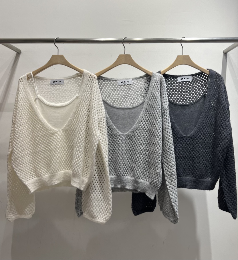 OLA韓國直郵㊣女裝新品25秋冬職業熱賣真品人氣時尚推薦針織衫mellor/OLA針織衫