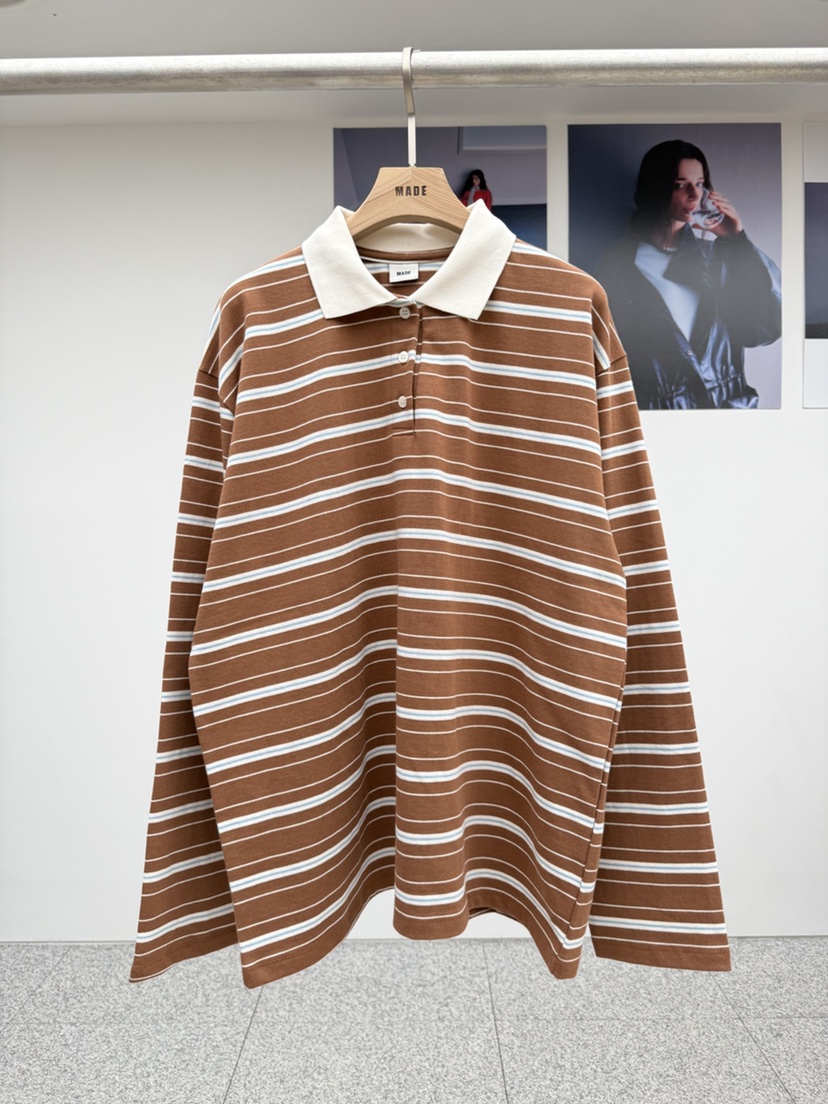 MADE-P東大門㊣實拍女士新品時尚熱賣真品職業人氣長袖T恤MADE-P長袖T恤圖色1