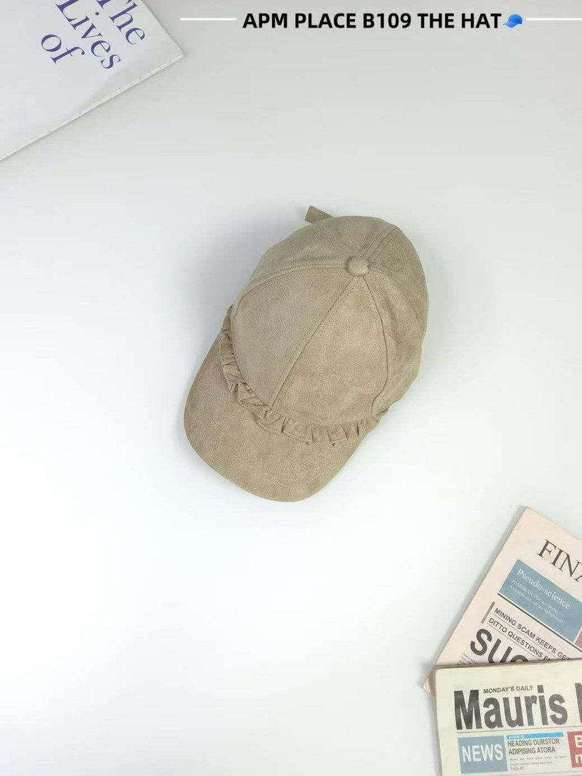 THE HAT-P韓國直郵㊣女裝新款熱賣職業休閑真品帽子絨面革THE HAT帽子
