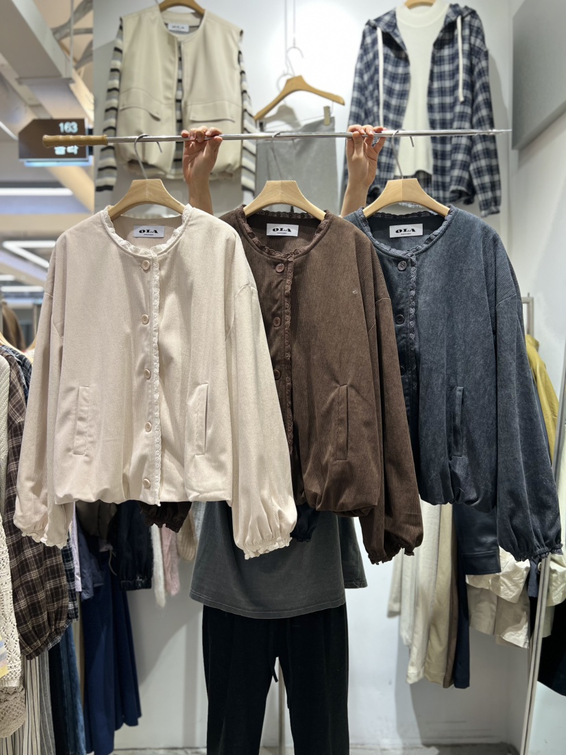 OLA東大門㊣直郵女裝新品休閑推薦25秋冬職業時尚熱賣真品夾克mellor/OLA夾克