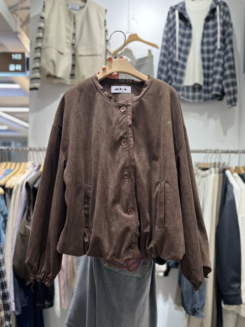 OLA東大門㊣直郵女裝新品休閑推薦25秋冬職業時尚熱賣真品夾克mellor/OLA夾克圖色2