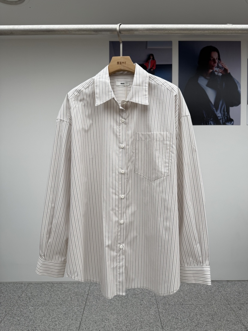 MADE-P韓國代購㊣女士新品25秋冬真品推薦職業休閑襯衫蕾絲衫MADE-P襯衫/蕾絲衫圖色2