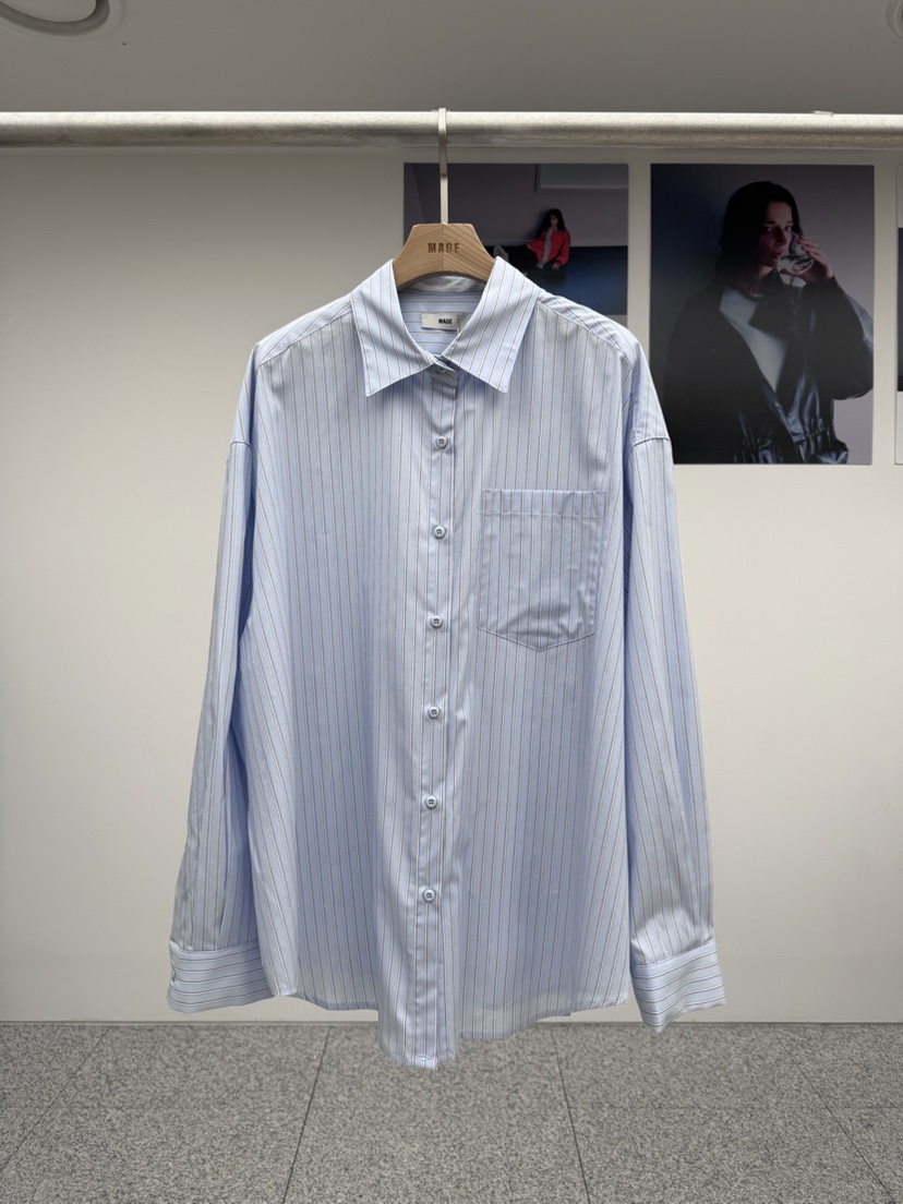 MADE-P韓國代購㊣女士新品25秋冬真品推薦職業休閑襯衫蕾絲衫MADE-P襯衫/蕾絲衫圖色3