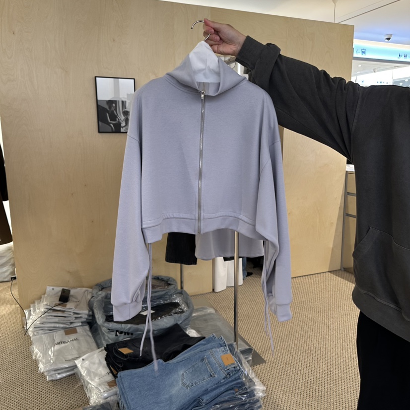 ARTISANAL東大門㊣實拍女裝新品真品職業人氣推薦25秋冬衛衣拉鏈ARTISANAL衛衣