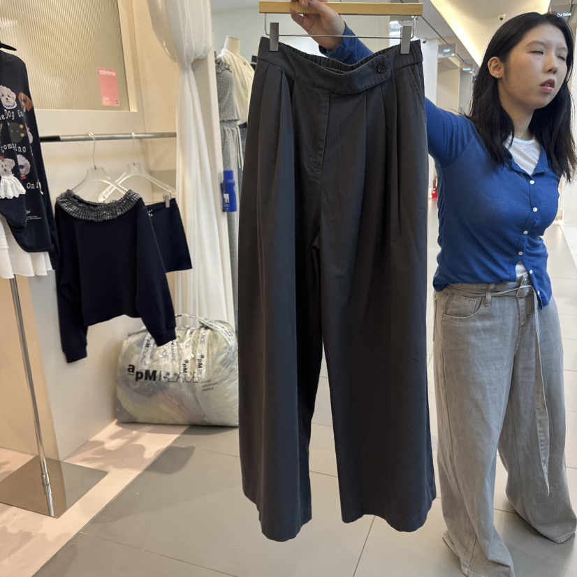 ALEGRE韓國直郵㊣女士新款熱賣時尚真品休閑25秋冬推薦休閑褲ALEGRE休閑褲圖色3