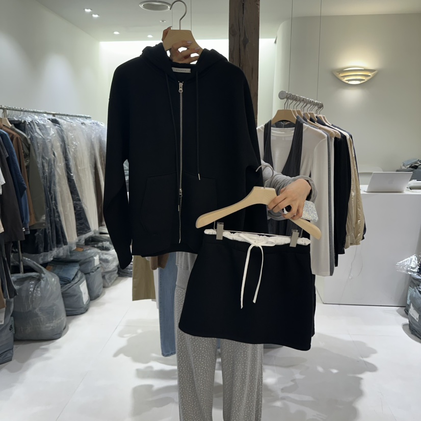 AVECNOUS韓國直郵㊣女裝新品時尚推薦休閑人氣25秋冬真品短裙AVECNOUS短裙