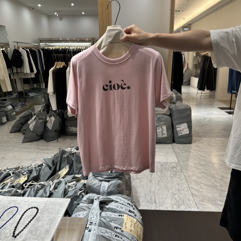 BINUS東大門㊣代購女裝新品職業熱賣人氣時尚休閑推薦真品T恤BINUST恤圖色2