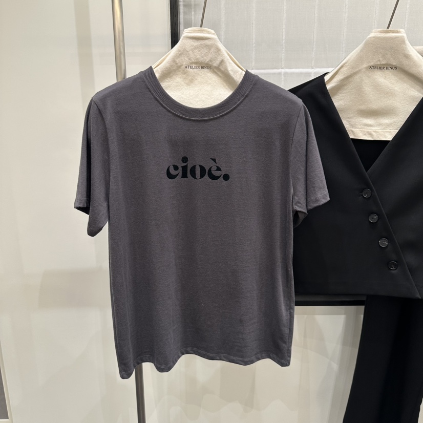 BINUS東大門㊣代購女裝新品職業熱賣人氣時尚休閑推薦真品T恤BINUST恤圖色3