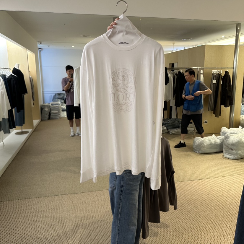 ARTISANAL東大門㊣直郵女士新品人氣推薦熱賣休閑真品長袖T恤ARTISANAL長袖T恤圖色1