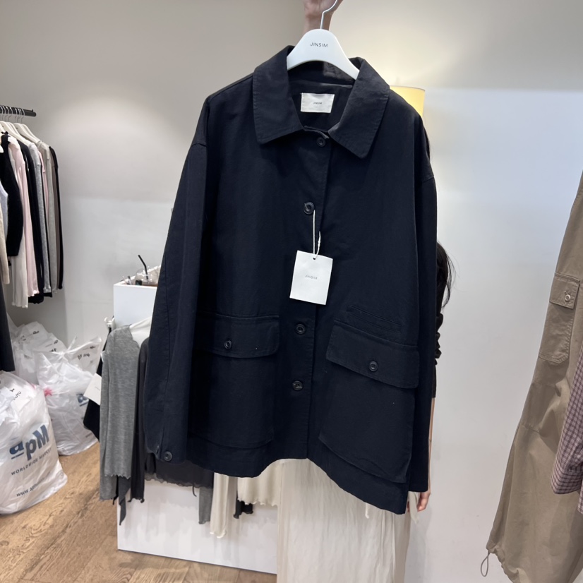 JINSIM東大門㊣代購女裝新品真品休閑職業推薦時尚25秋冬夾克JINSIM夾克圖色2