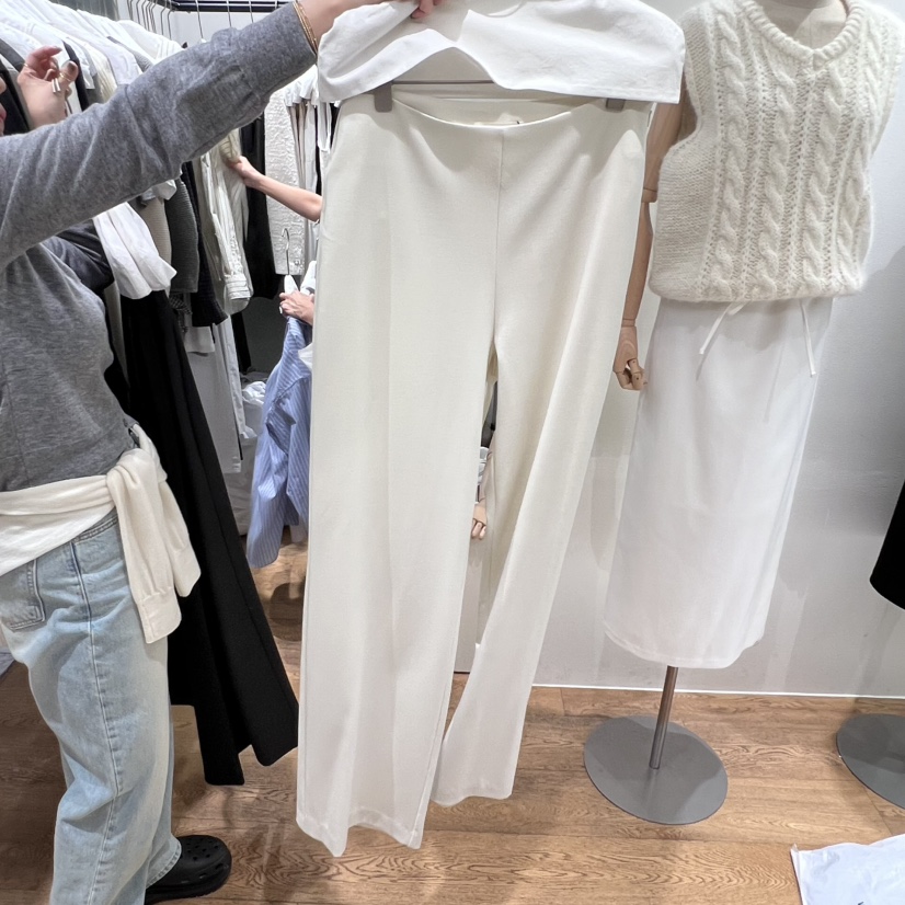 VERVEINE韓國直郵㊣女裝新款25秋冬推薦職業熱賣休閑褲喇叭VERVEINE休閑褲
