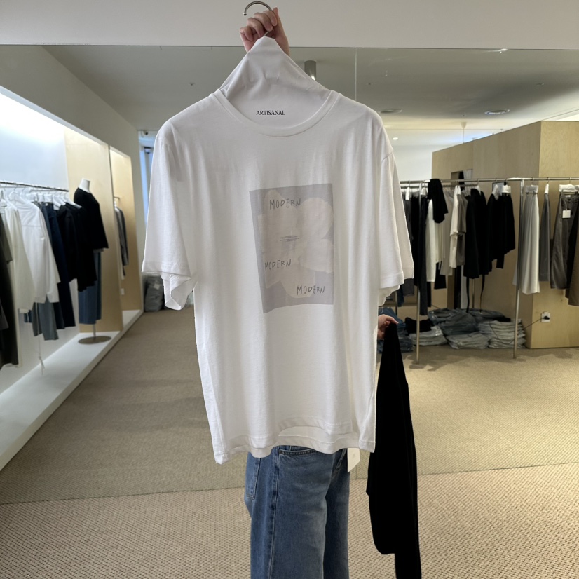 ARTISANAL韓國直郵㊣女士新品熱賣人氣推薦真品25秋冬休閑T恤ARTISANALT恤圖色1