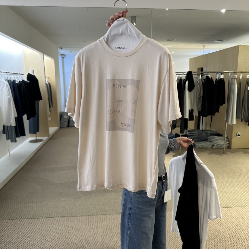 ARTISANAL韓國直郵㊣女士新品熱賣人氣推薦真品25秋冬休閑T恤ARTISANALT恤圖色2