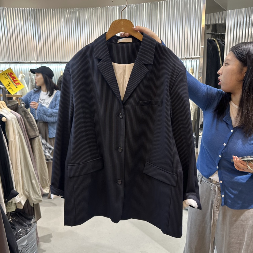 ALEGRE東大門㊣直郵女裝新款休閑推薦25秋冬真品夾克不含內搭ALEGRE夾克