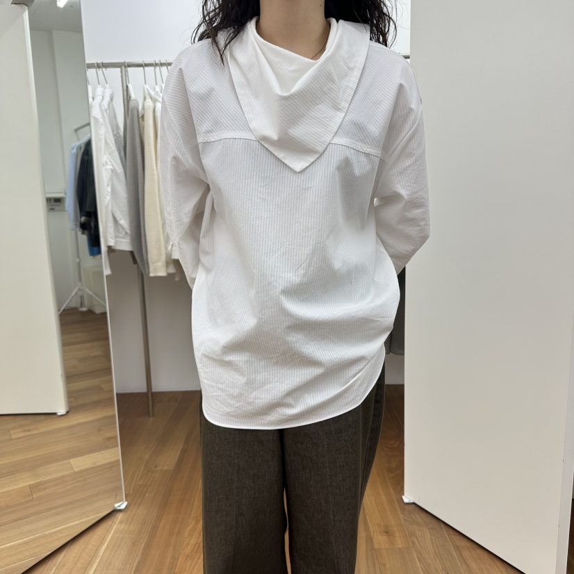 MYNAMEIS韓國代購㊣女裝新品25秋冬真品時尚職業襯衫蕾絲衫MYNAMEIS襯衫/蕾絲衫