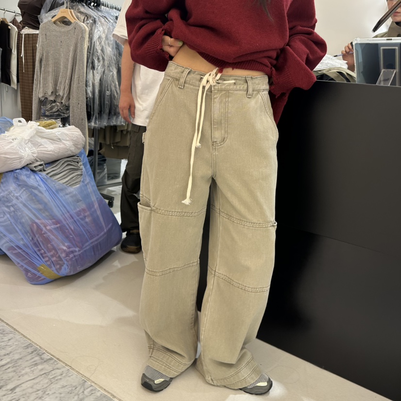 BAGUETTE-P東大門㊣實拍女裝新品25秋冬時尚職業推薦休閑褲BAGUETTE-P休閑褲