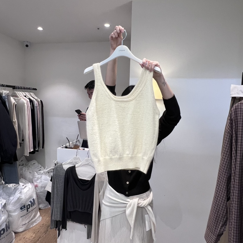 JINSIM東大門㊣代購女裝新品真品職業25秋冬人氣休閑吊帶背心JINSIM吊帶/背心