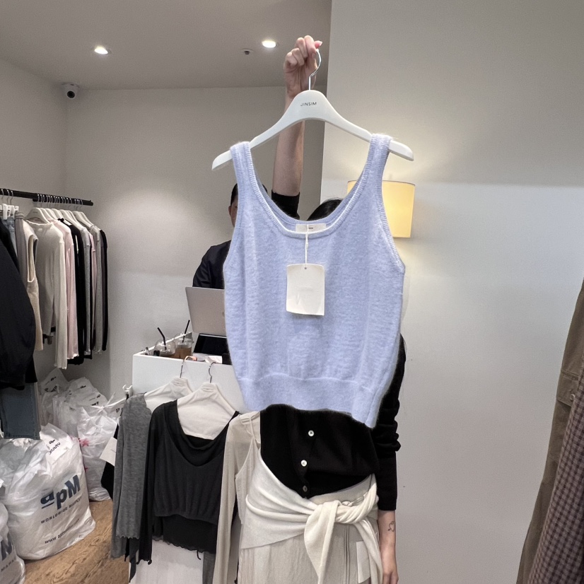 JINSIM東大門㊣代購女裝新品真品職業25秋冬人氣休閑吊帶背心JINSIM吊帶/背心圖色4