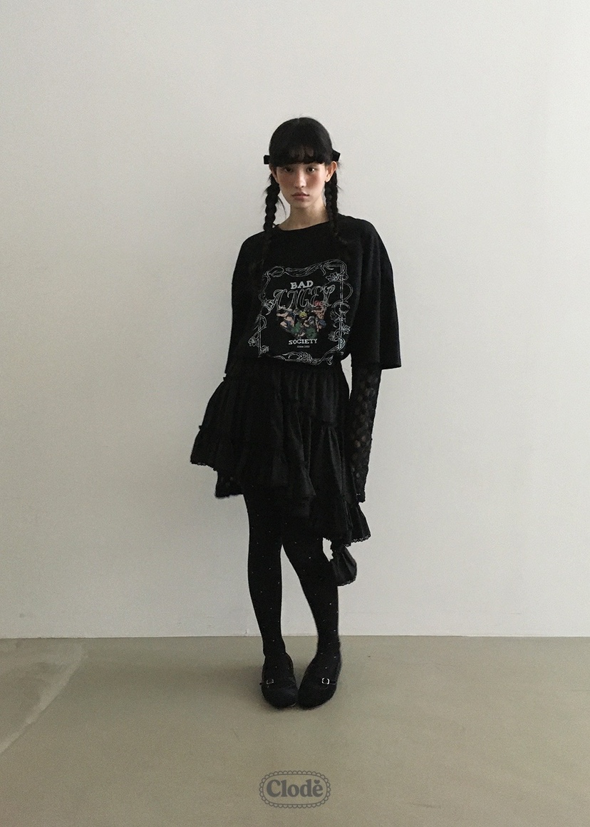 CLODE東大門㊣代購女裝新款25秋冬熱賣時尚休閑半身裙中短裙CLODE半身裙/中短裙