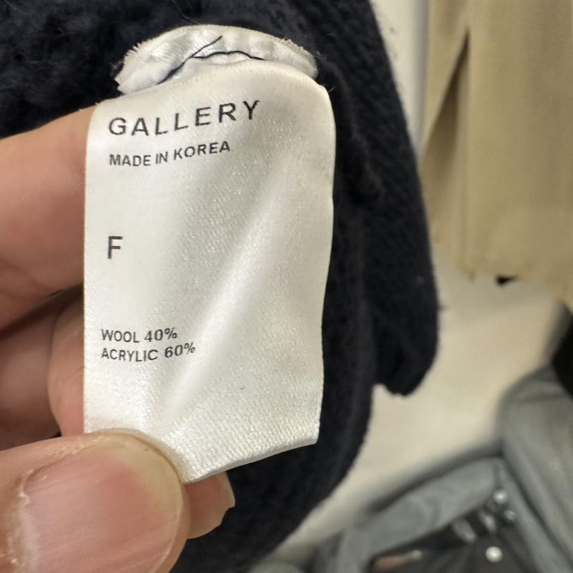 GALLERY-P東大門㊣代購女裝新品人氣推薦時尚針織衫手工制作GALLERY針織衫