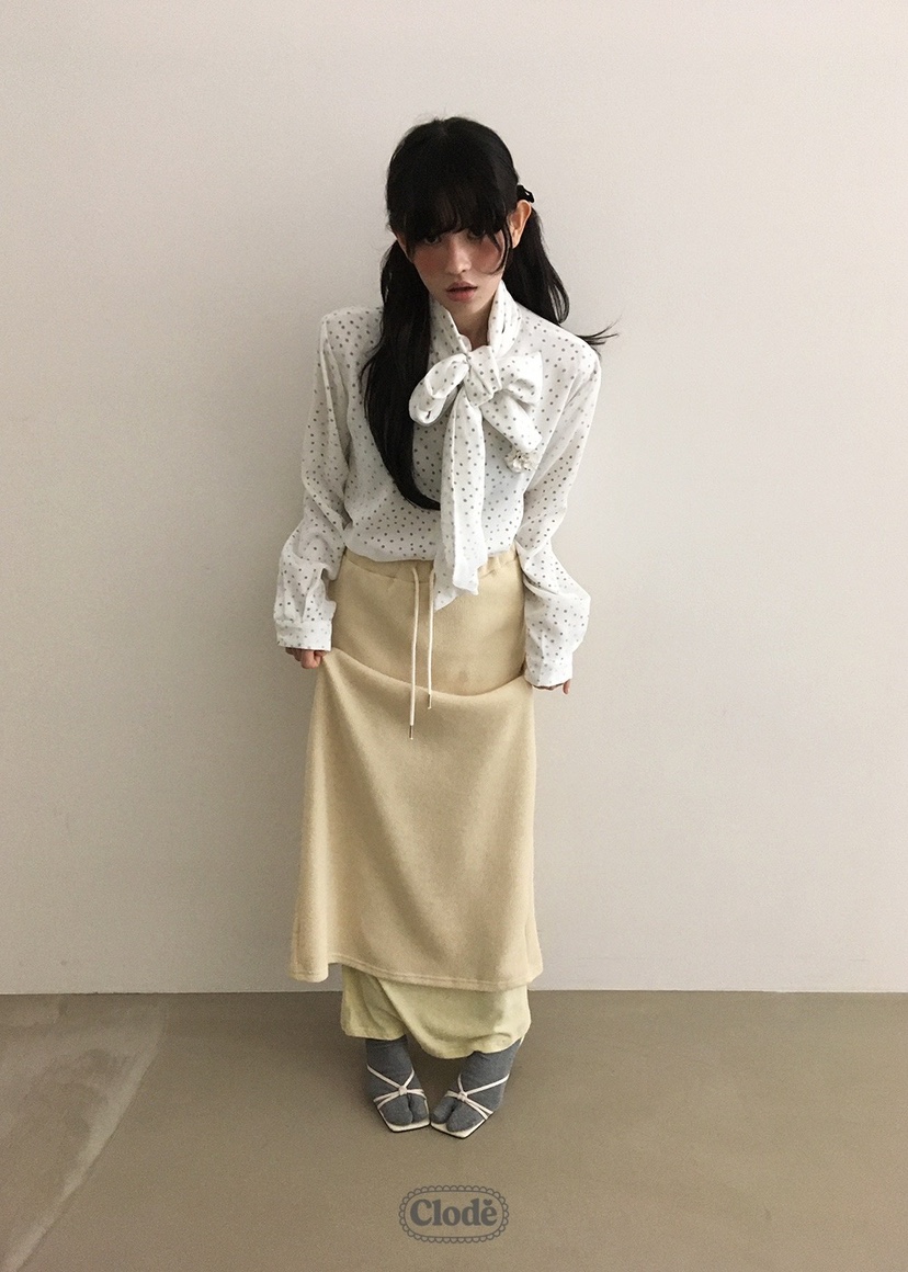 CLODE韓國代購㊣女裝新款真品熱賣休閑推薦25秋冬職業長裙雙面CLODE長裙