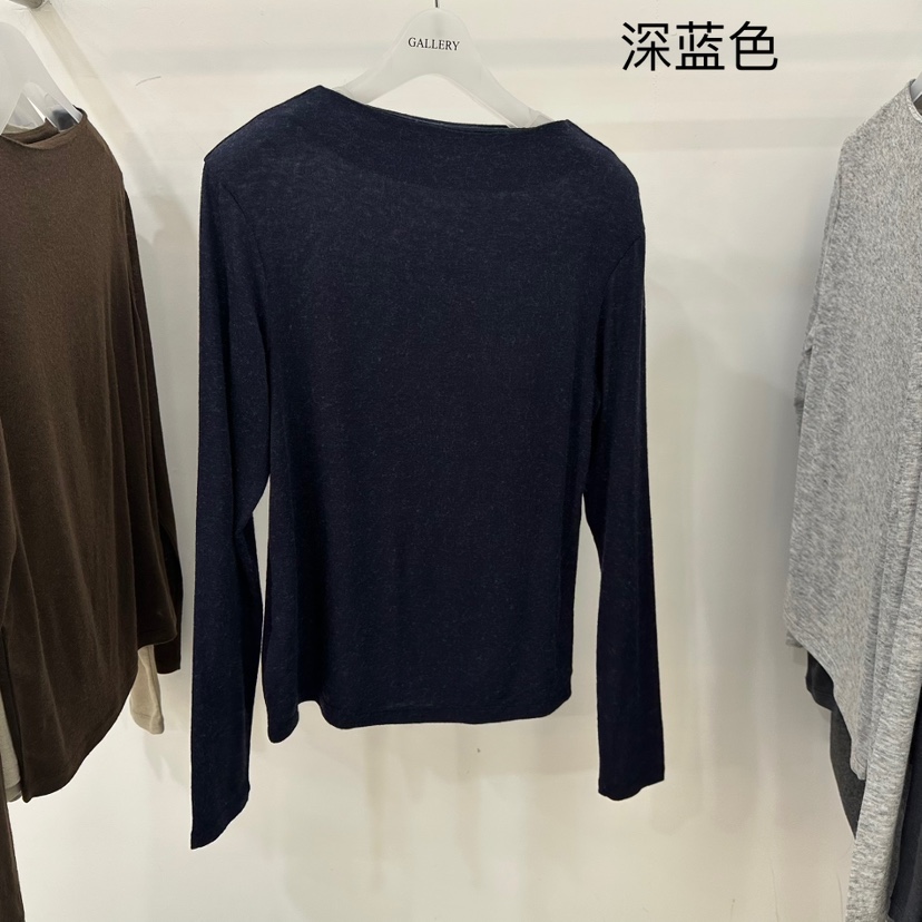 GALLERY-P韓國直郵㊣女士新款人氣休閑25秋冬真品長袖T恤羊毛GALLERY長袖T恤圖色3