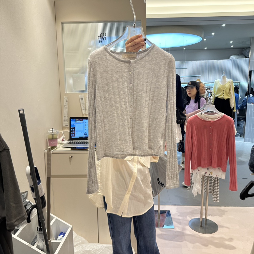 MIMME東大門㊣代購女裝新品熱賣時尚職業真品休閑人氣針織衫MIMME針織衫圖色3