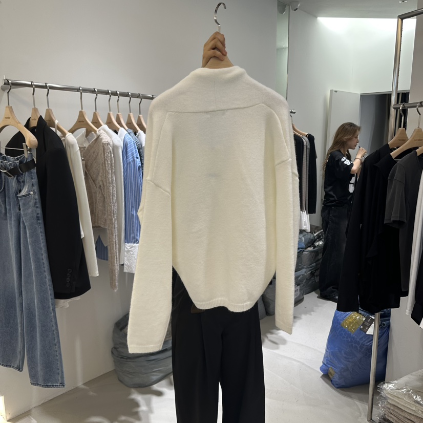 RENDER韓國直郵㊣女士新品休閑25秋冬真品熱賣職業時尚針織衫RENDER針織衫