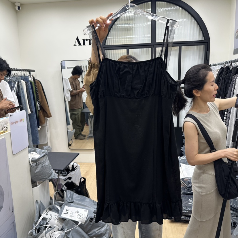 ARR韓國直郵㊣女士新品人氣時尚25秋冬推薦熱賣職業休閑連衣裙ARR連衣裙圖色2