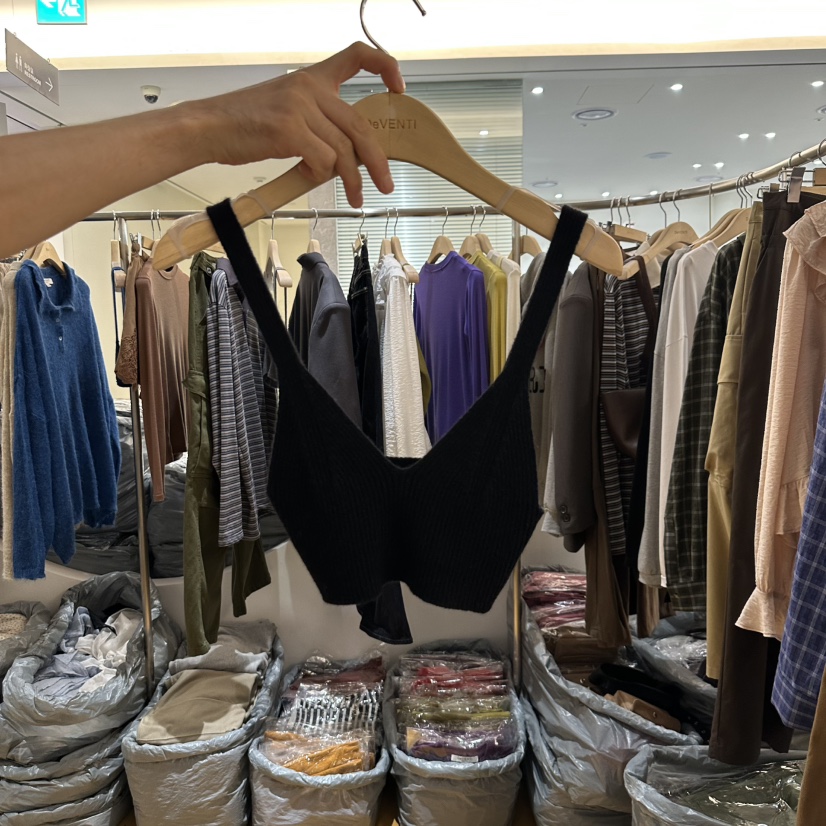 DE VENTI東大門㊣代購女裝新品真品休閑25秋冬吊帶背心不含內搭DE VENTI吊帶/背心圖色3