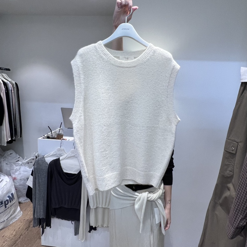 JINSIM東大門㊣代購女裝新品休閑25秋冬人氣推薦時尚吊帶背心JINSIM吊帶/背心
