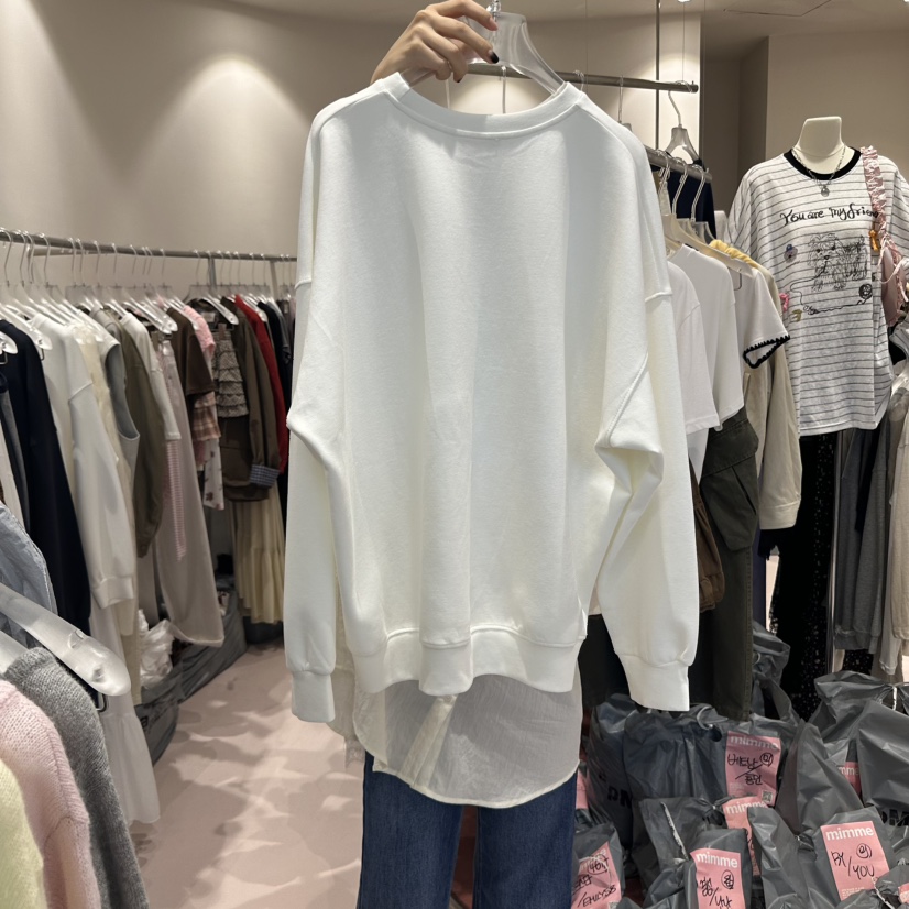MIMME韓國代購㊣女裝新款25秋冬職業真品人氣休閑熱賣時尚衛衣MIMME衛衣