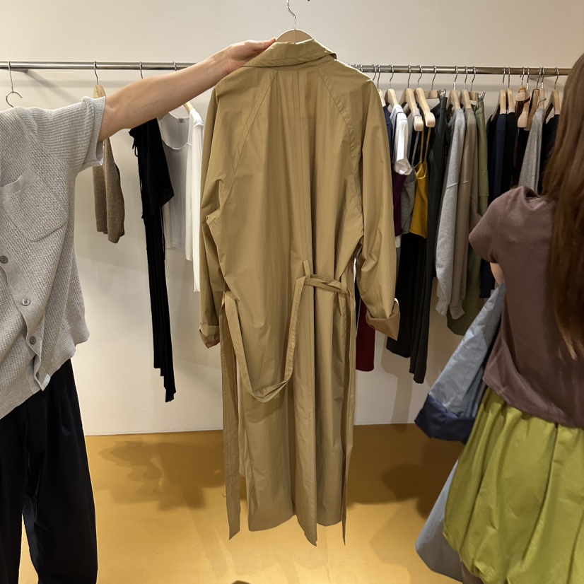 DE VENTI東大門㊣實拍女士新款25秋冬時尚推薦長款風衣含腰帶DE VENTI長款風衣