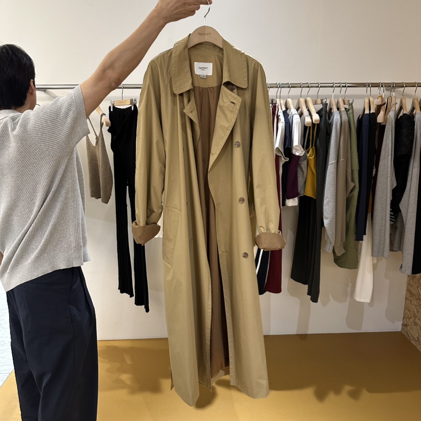 DE VENTI東大門㊣實拍女士新款25秋冬時尚推薦長款風衣含腰帶DE VENTI長款風衣