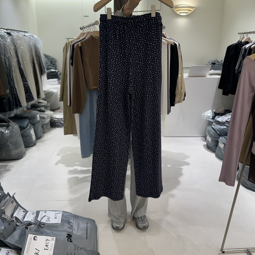 AVECNOUS韓國代購㊣女裝新款推薦25秋冬真品人氣時尚休閑褲AVECNOUS休閑褲