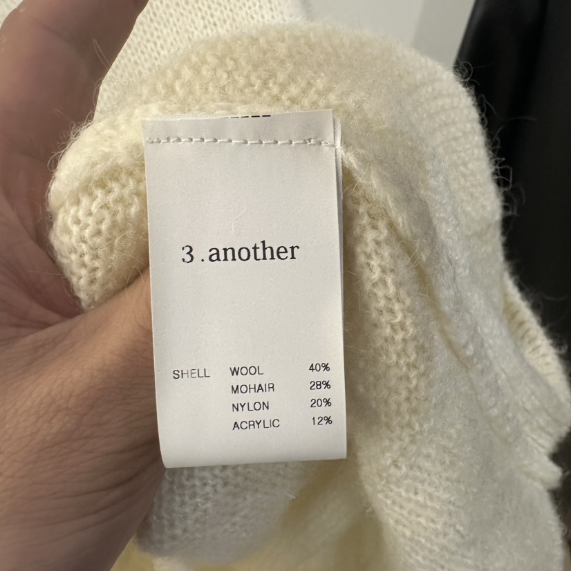 3 ANOTHER韓國直郵㊣女裝新品熱賣時尚真品休閑針織衫馬海毛3 ANOTHER針織衫