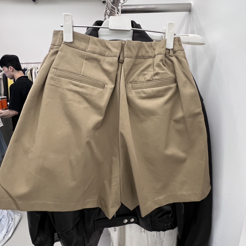 BREATHE韓國直郵㊣女士新品熱賣職業人氣休閑推薦短褲斜紋棉布BREATHE短褲