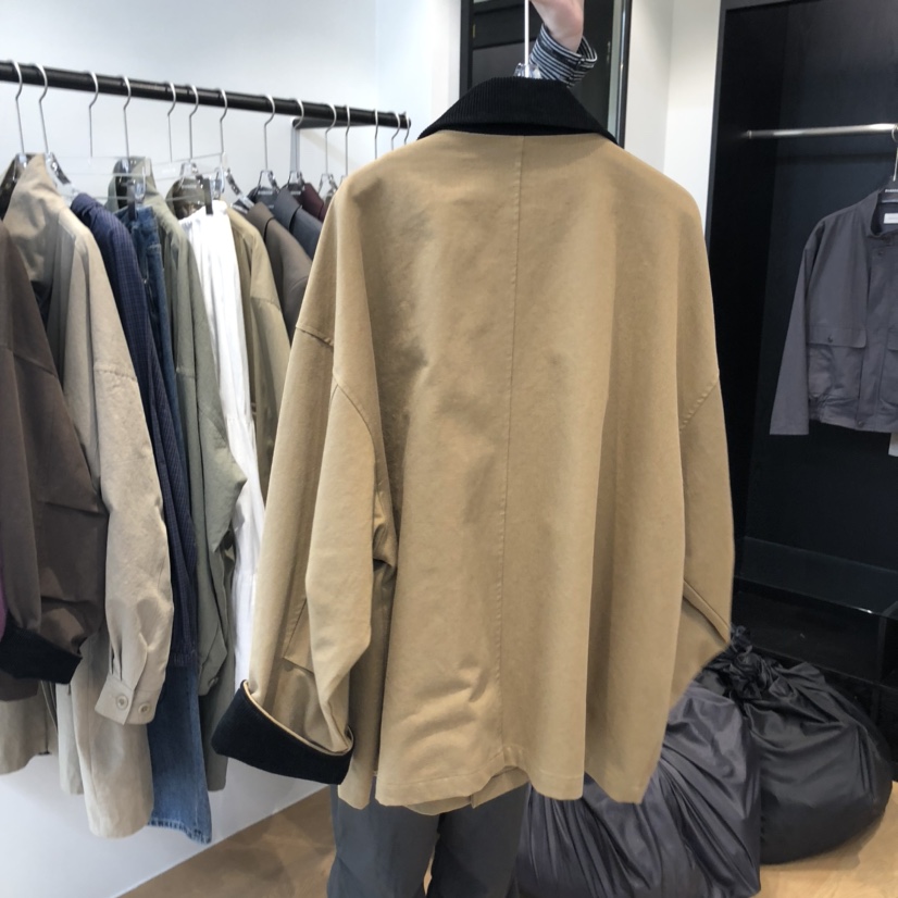 RIVEROOM東大門㊣代購女士新品25秋冬人氣真品休閑夾克紐扣RIVEROOM夾克