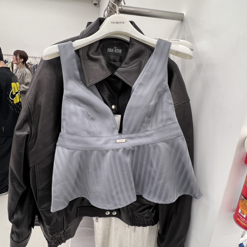BREATHE東大門㊣直郵女裝新款休閑職業熱賣推薦吊帶背心羊毛BREATHE吊帶/背心圖色2