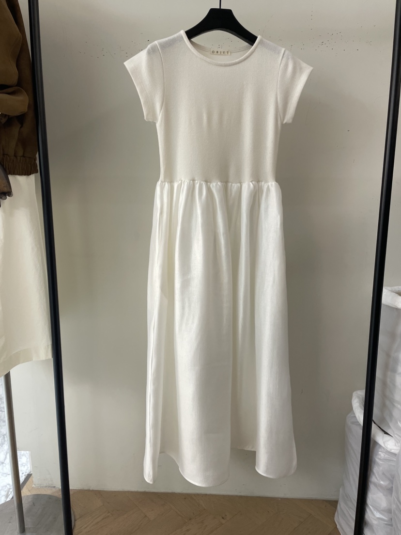 OBJET韓國代購㊣女裝新品時尚人氣職業熱賣25秋冬真品連衣裙love us u/OBJET連衣裙圖色1